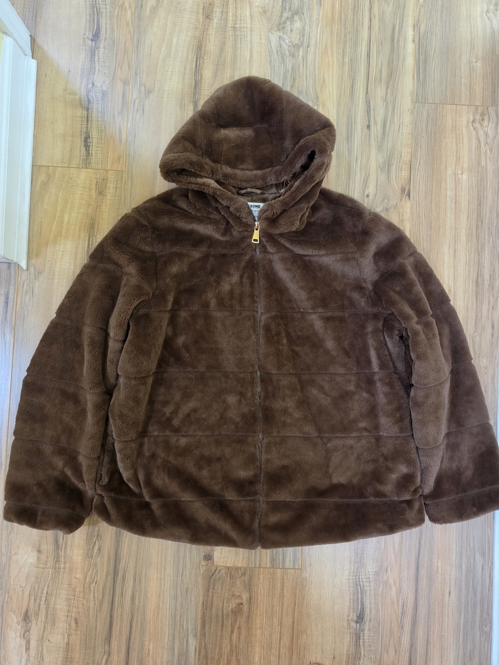 CI SONO Fashion Faux Fur Jacket